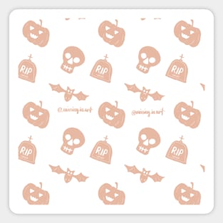 Halloween Party Kawaii Style Pattern Magnet